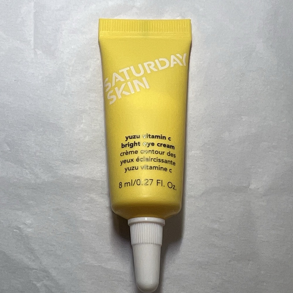 Saturday Skin Yuzu Vitamin C Bright Eye Cream 8 ml / 0.27 fl oz‎ | Travel Sz TD9